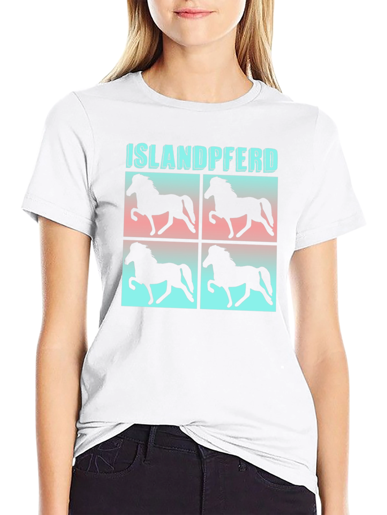 Islandpferd Graphic T-Shirt - Horse Lover Tee