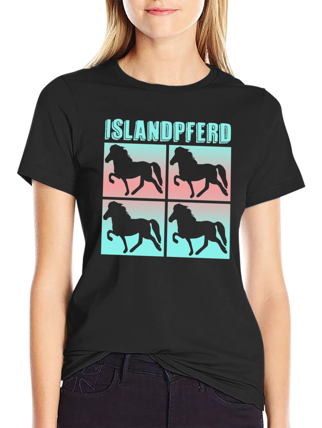 Islandpferd Graphic T-Shirt - Horse Lover Tee