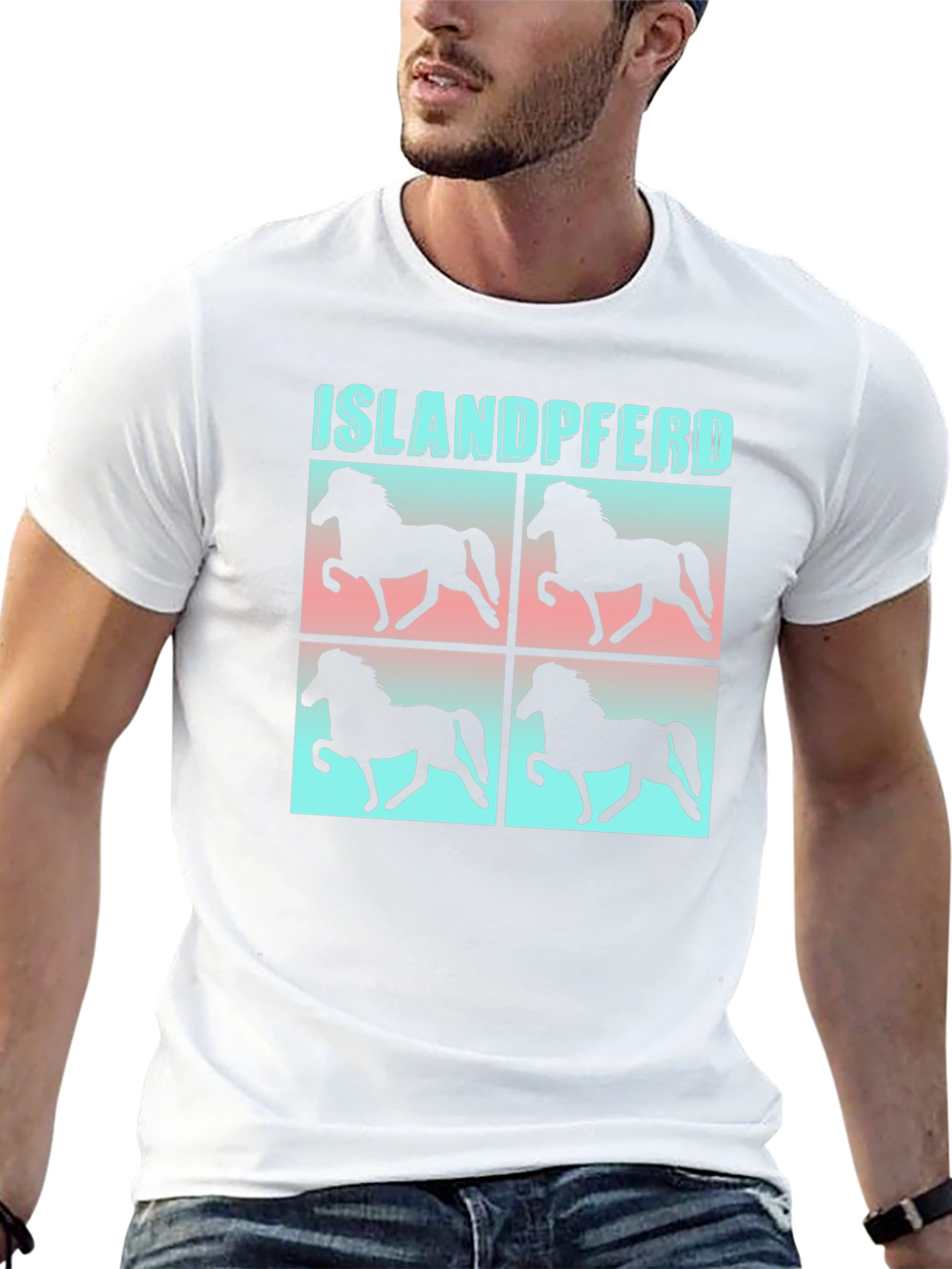 Islandpferd Graphic T-Shirt - Horse Lover Tee