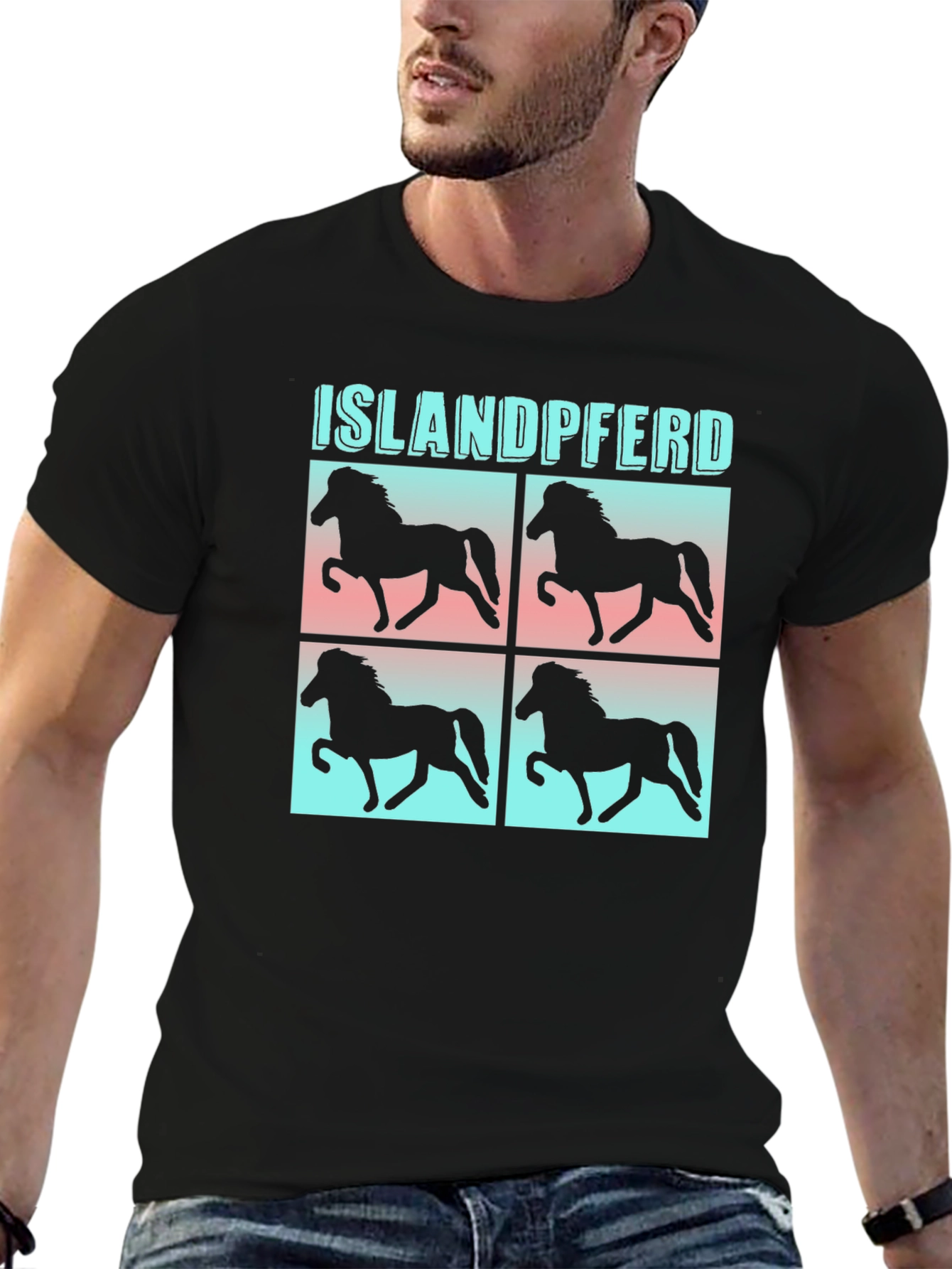 Islandpferd Graphic T-Shirt - Horse Lover Tee
