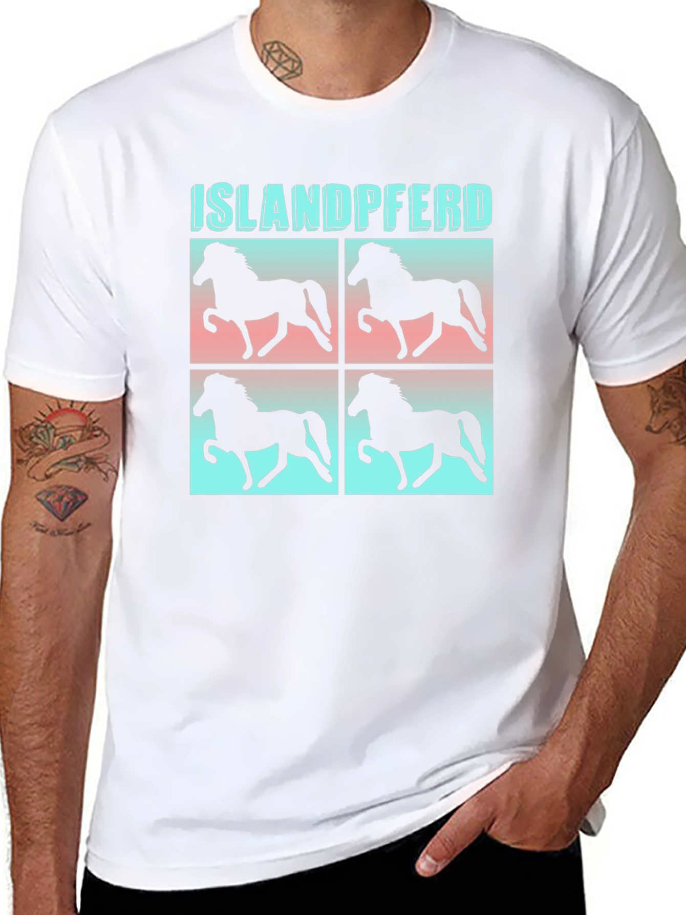 Islandpferd Graphic T-Shirt - Horse Lover Tee