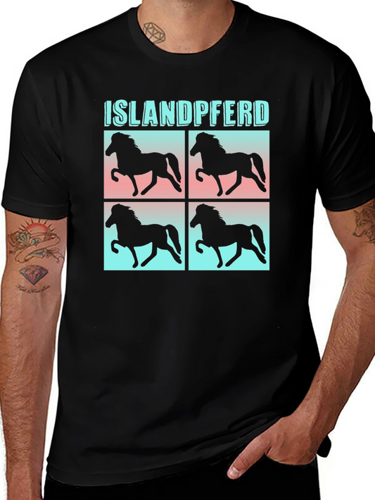 Islandpferd Graphic T-Shirt - Horse Lover Tee