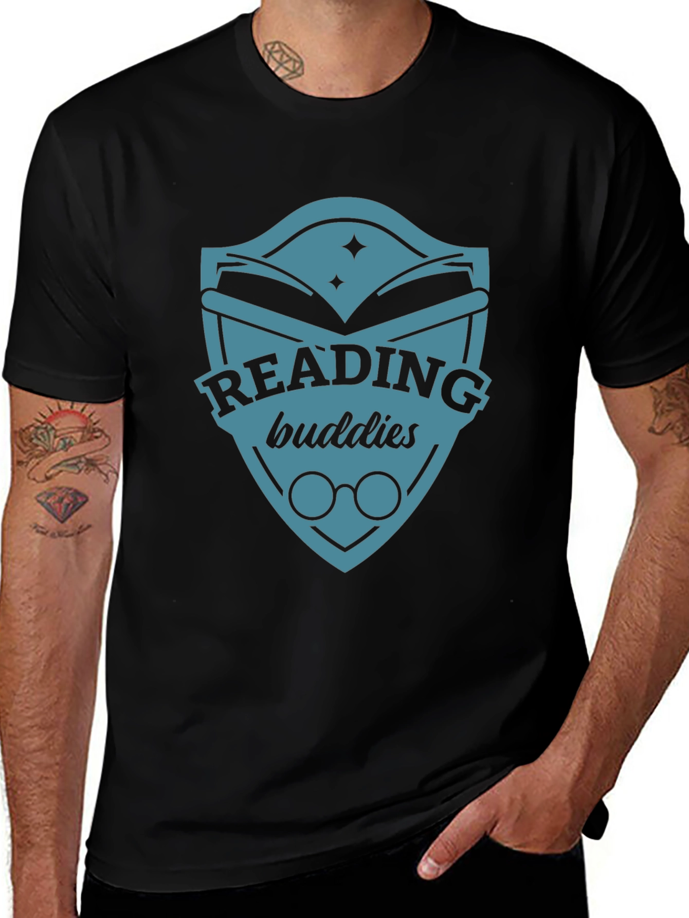 Reading Buddies Graphic Tee - Book Lover Shirt