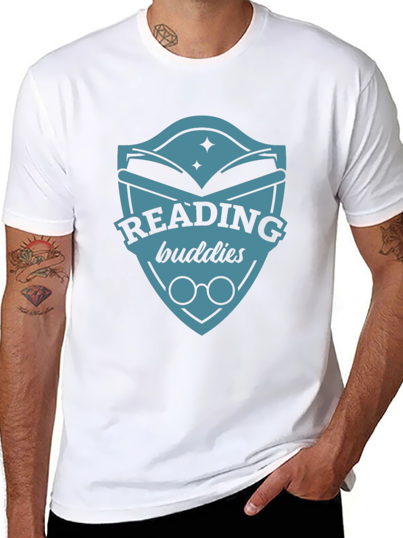 Reading Buddies Graphic Tee - Book Lover Shirt