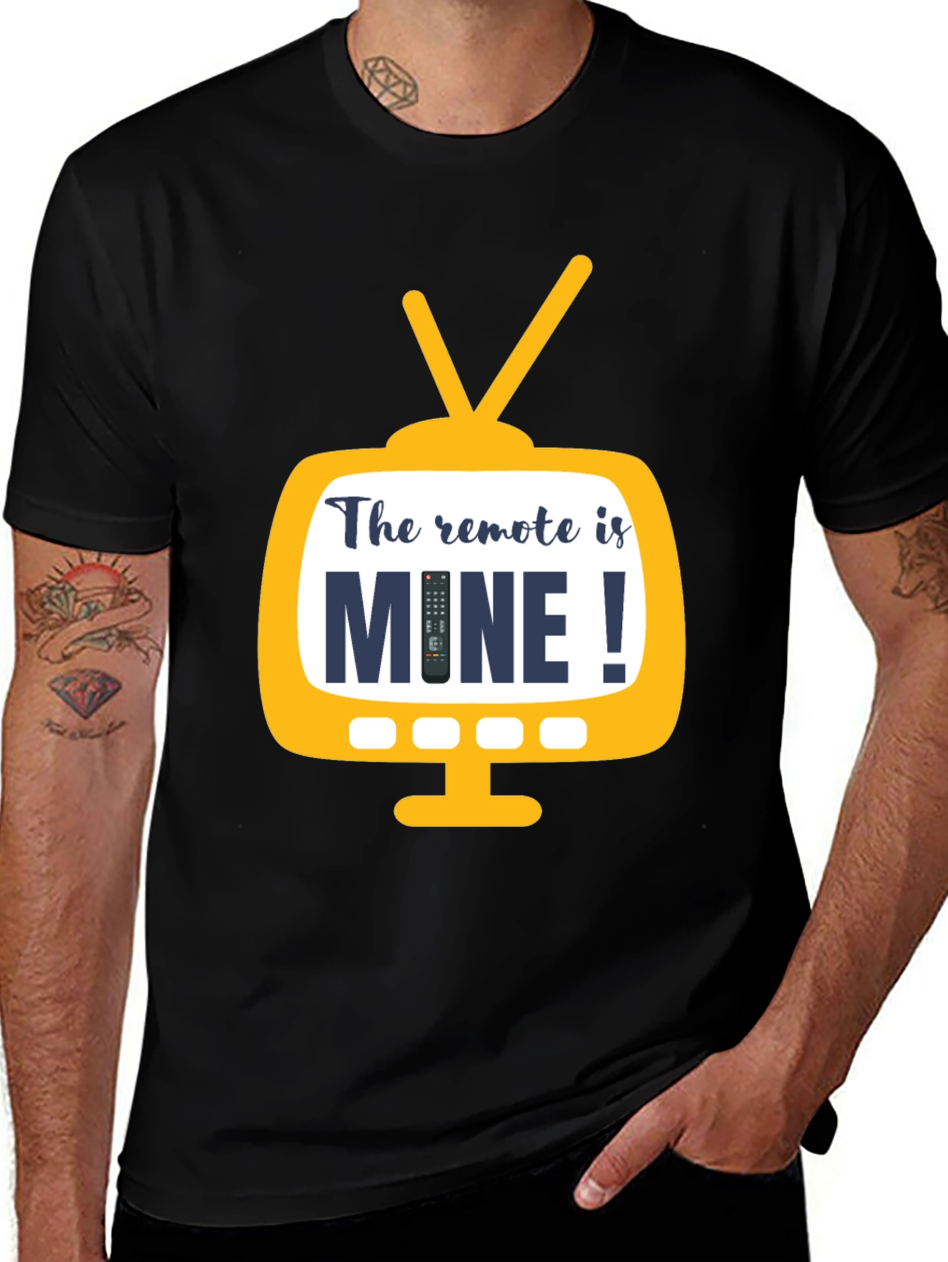 The Remote Is Mine! Graphic Tee