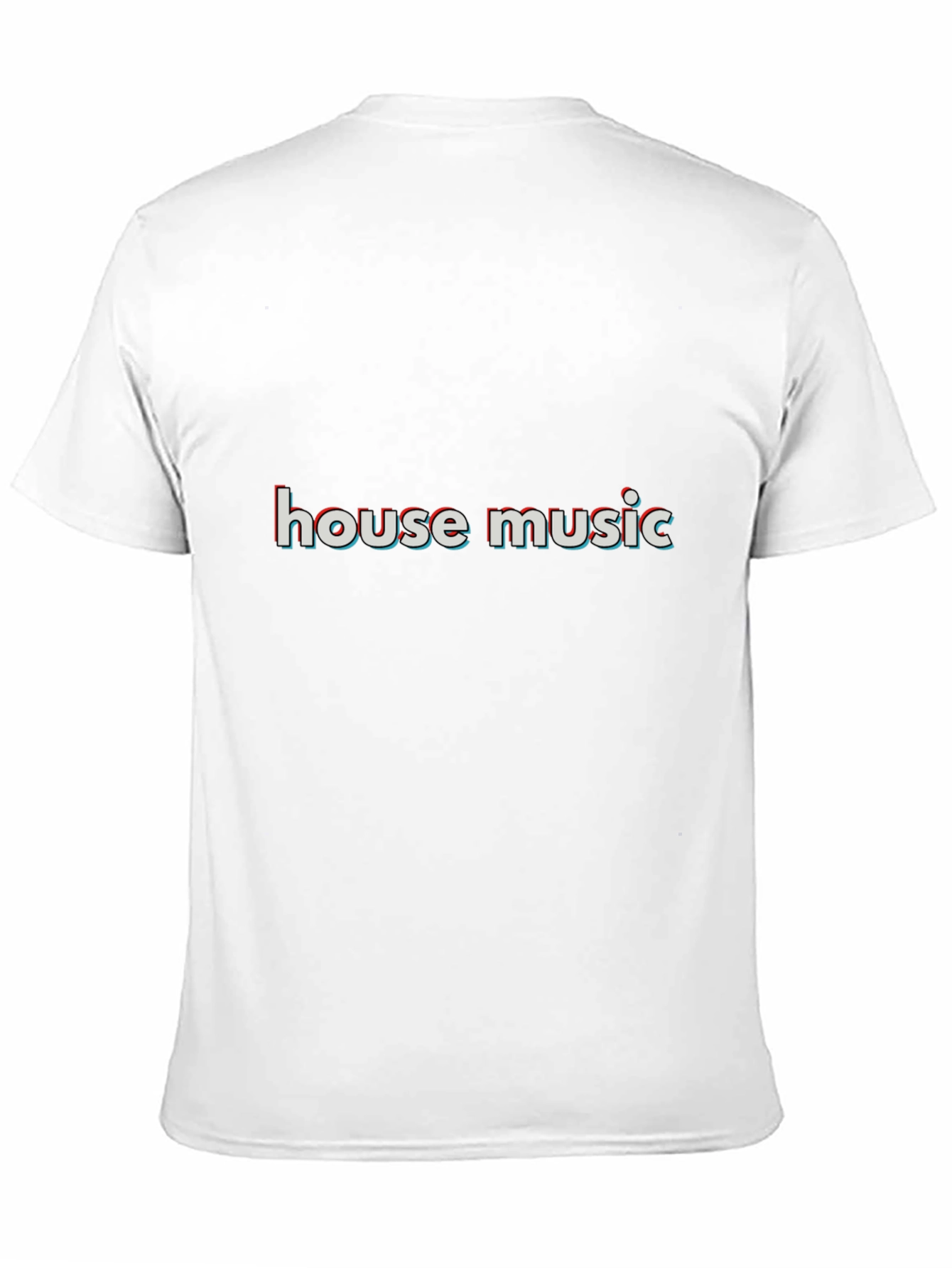 House Music Graphic Tee - Stylish Black T-Shirt