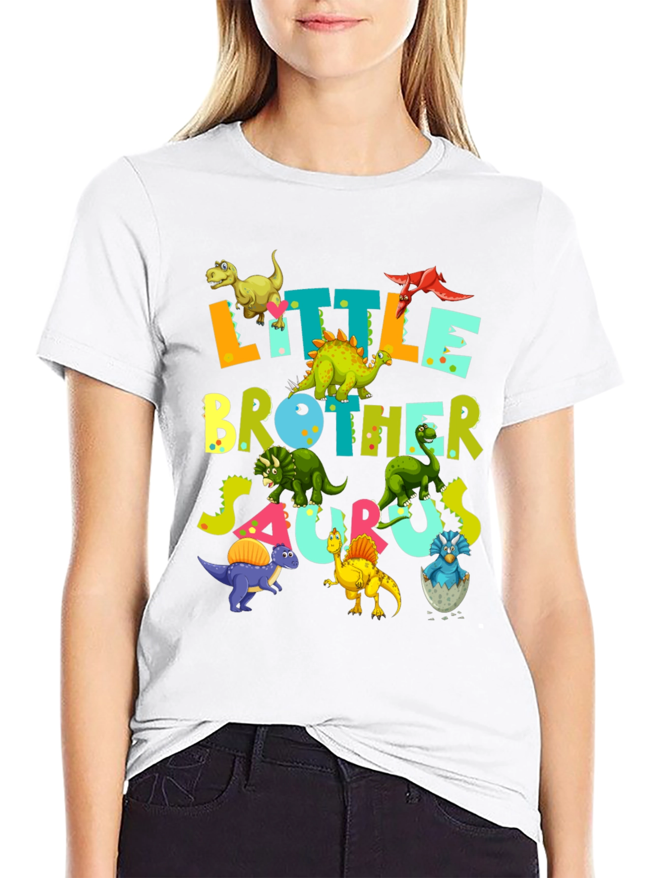 Little Brother Saurus Dinosaur T-Shirt