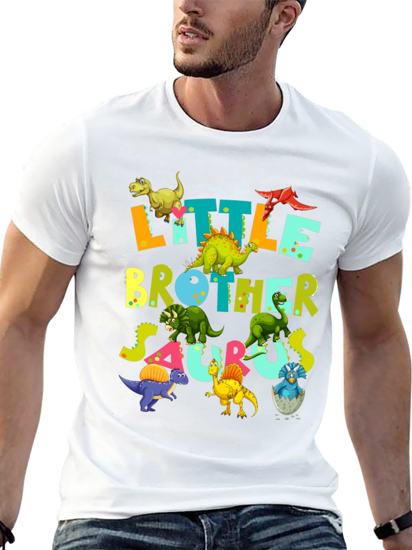 Little Brother Saurus Dinosaur T-Shirt