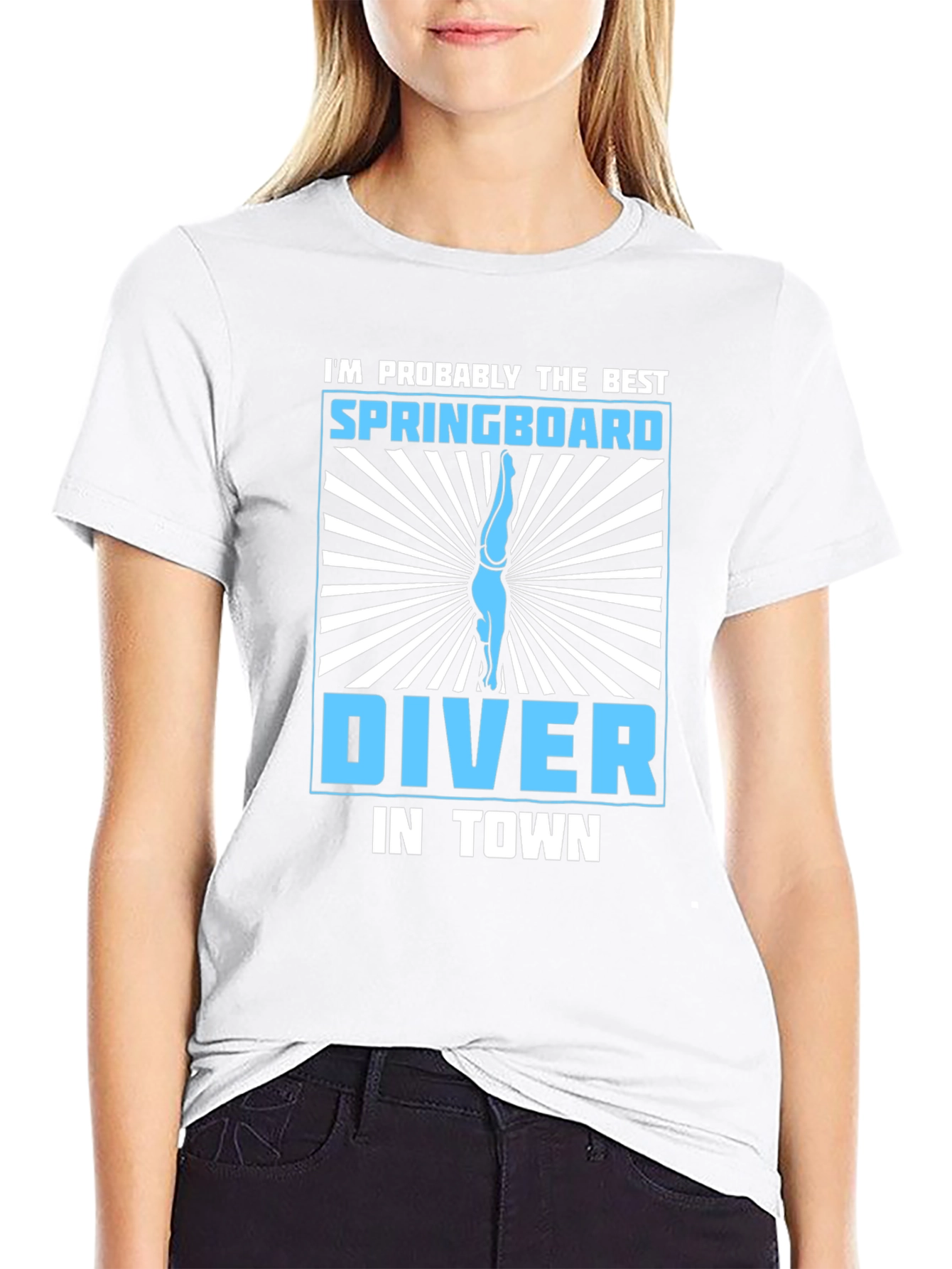 Springboard Diver T-Shirt - Best in Town!