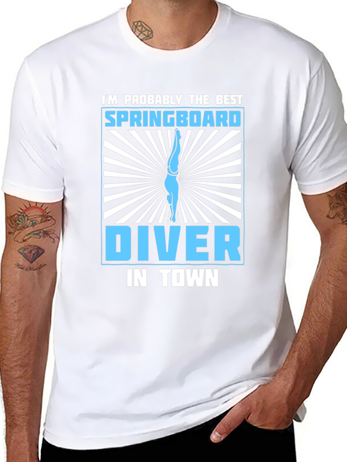Springboard Diver T-Shirt - Best in Town!