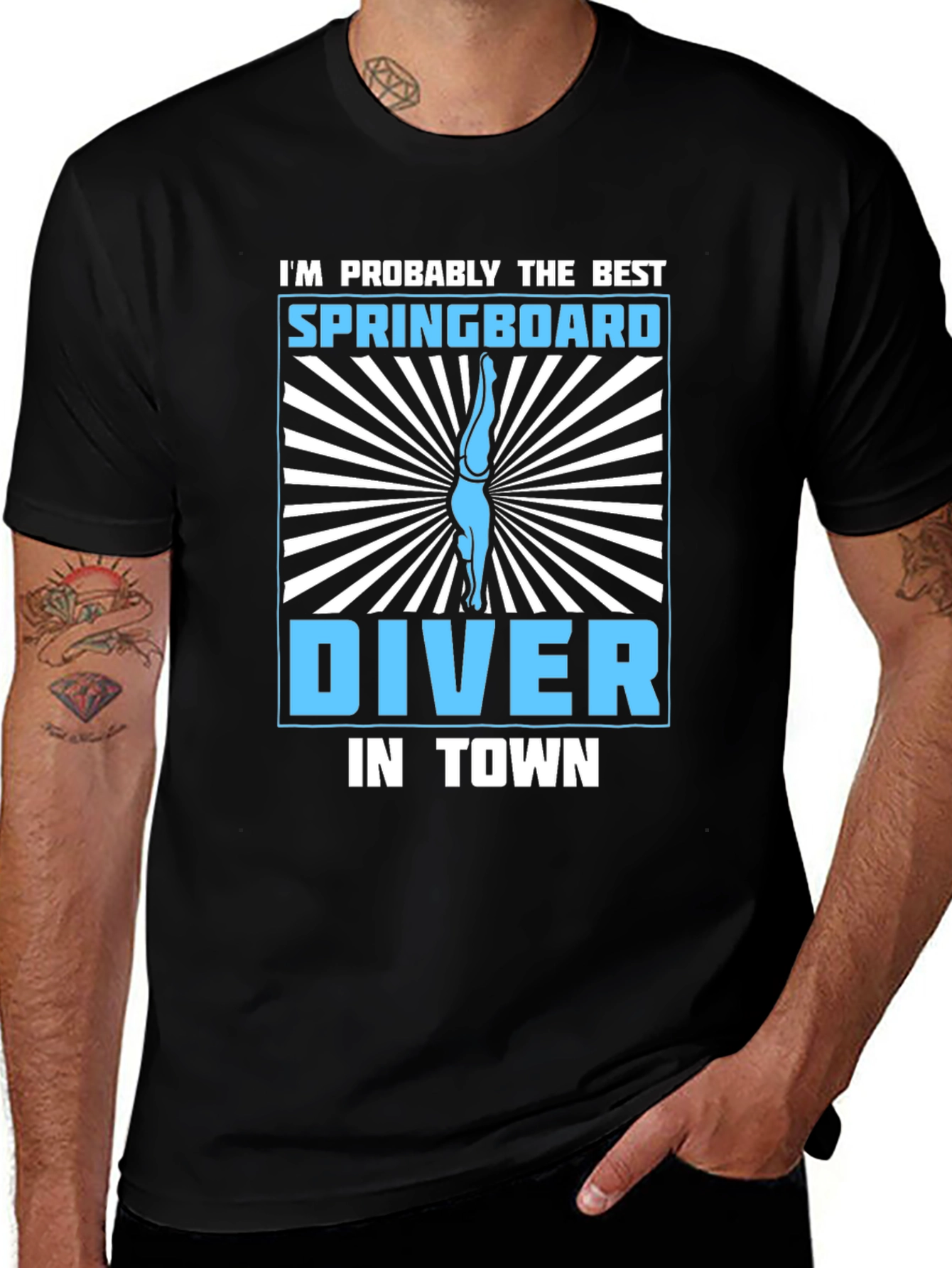 Springboard Diver T-Shirt - Best in Town!