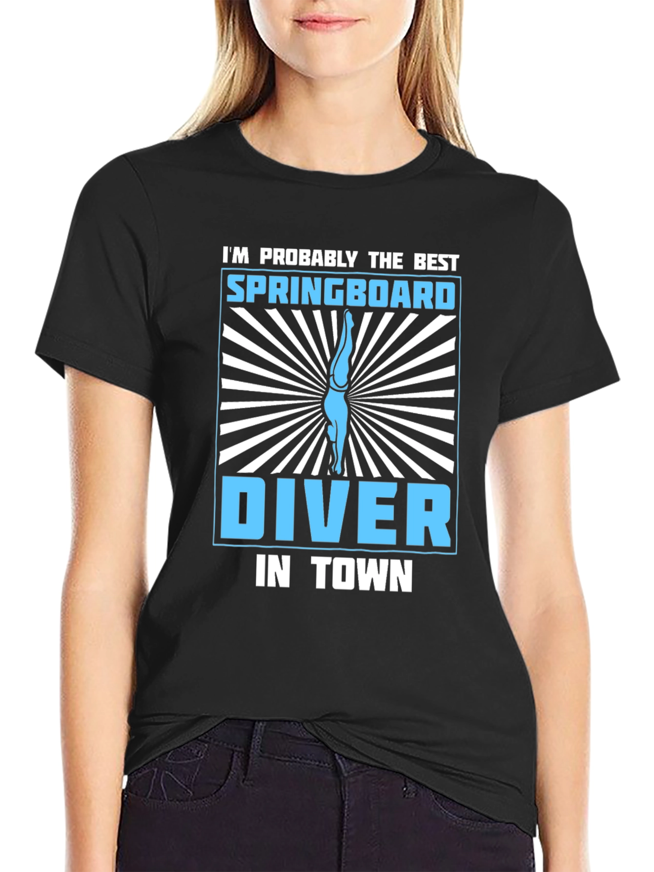 Springboard Diver T-Shirt - Best in Town!