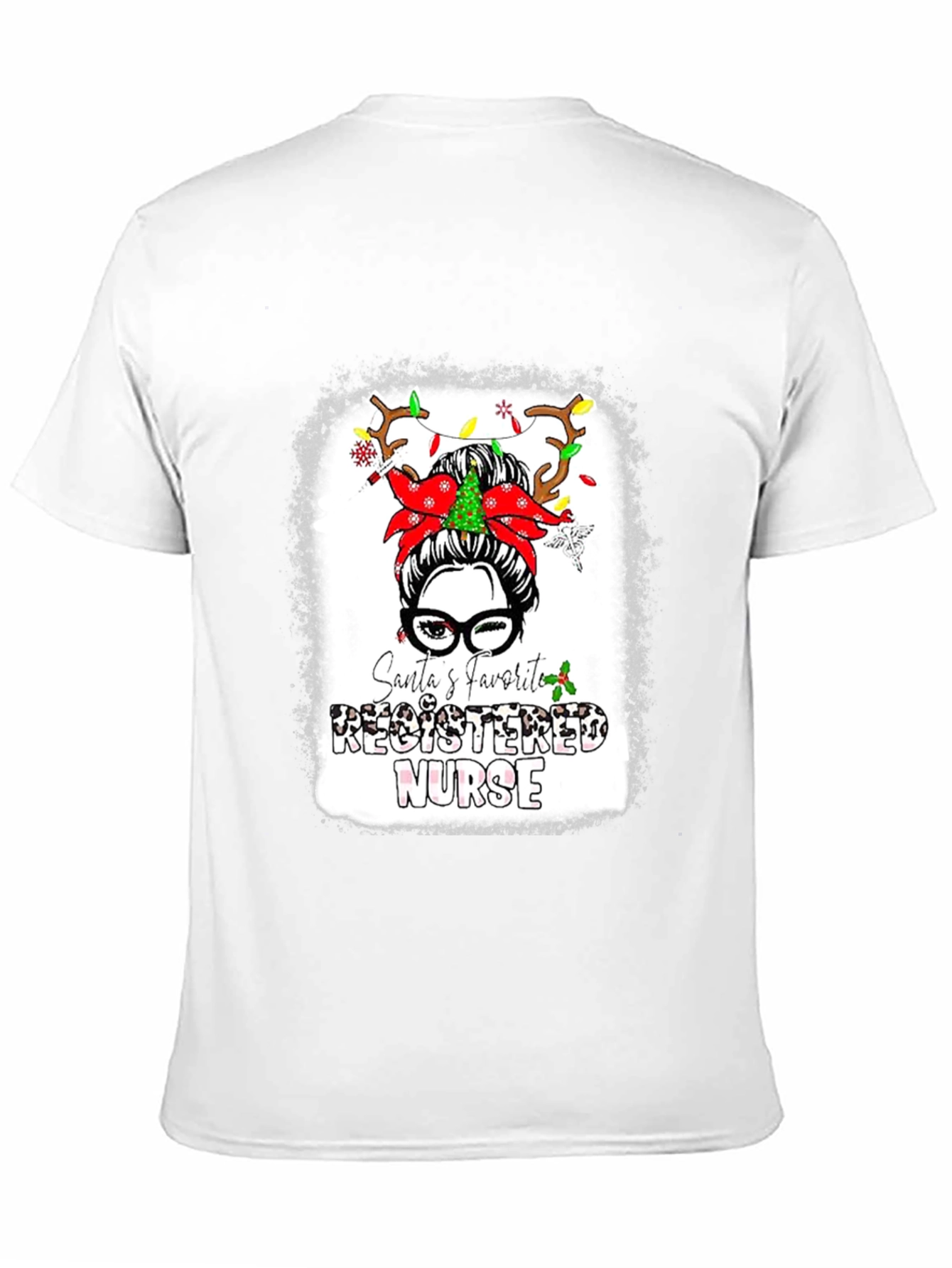 Santas Favorite Registered Nurse T-Shirt