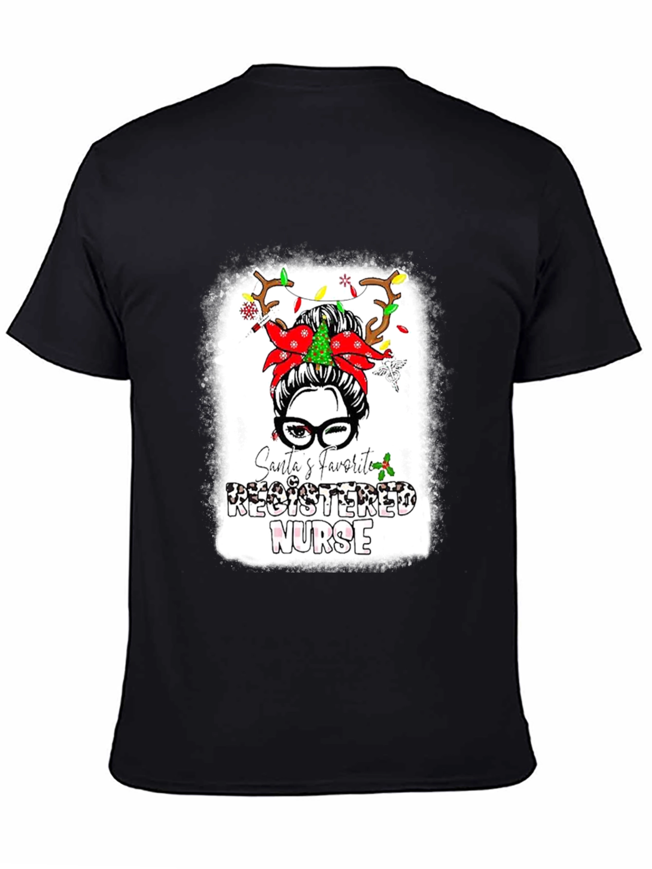 Santas Favorite Registered Nurse T-Shirt