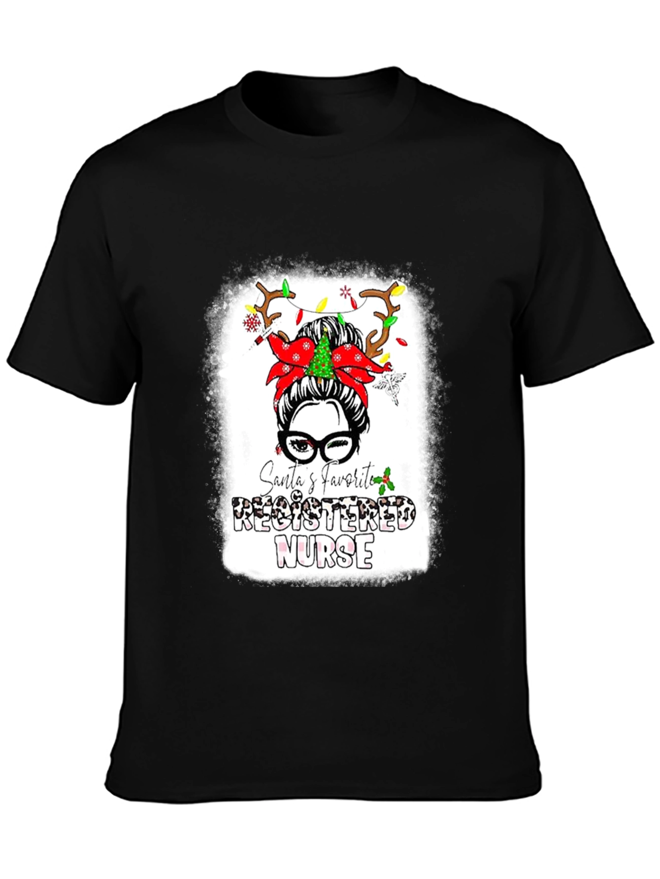 Santas Favorite Registered Nurse T-Shirt