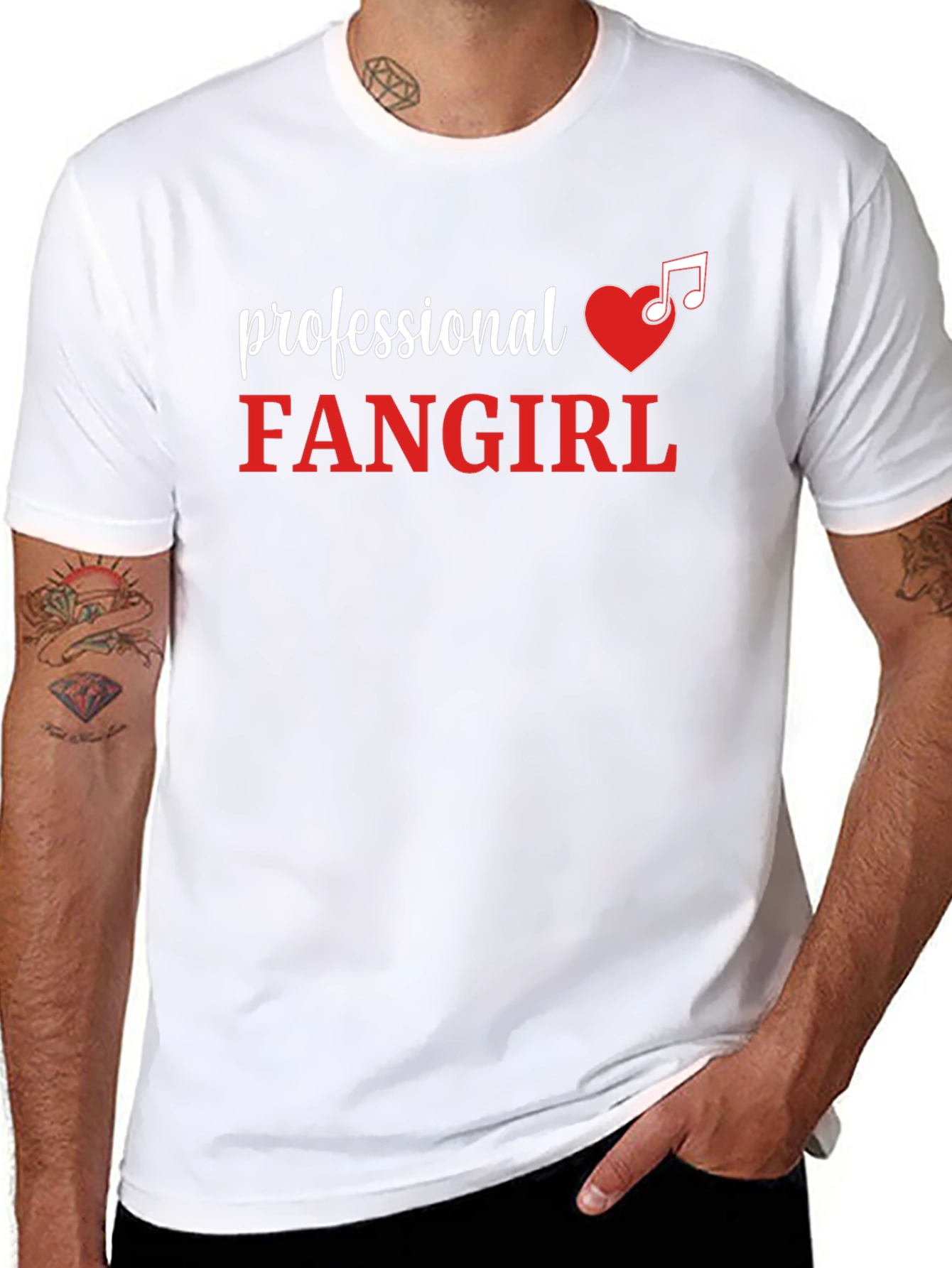 Professional Fangirl T-Shirt - Music Lover Tee