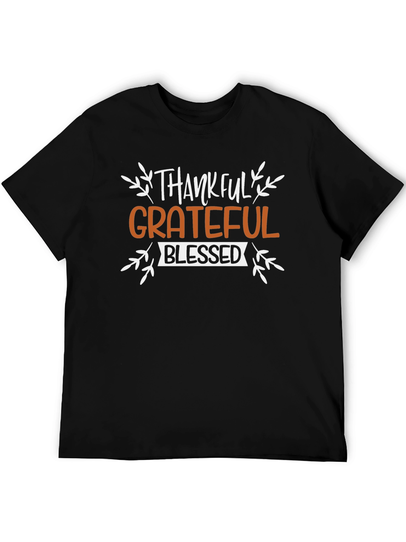 Thankful Grateful Blessed Thanksgiving T-Shirt