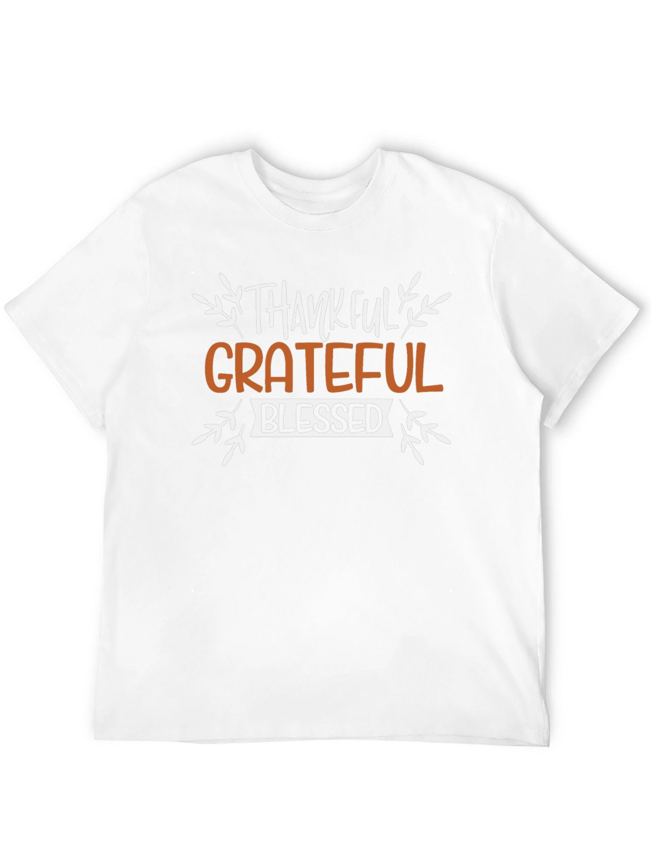 Thankful Grateful Blessed Thanksgiving T-Shirt