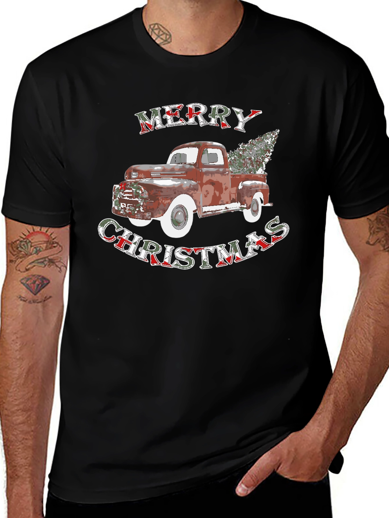 Merry Christmas Truck T-Shirt