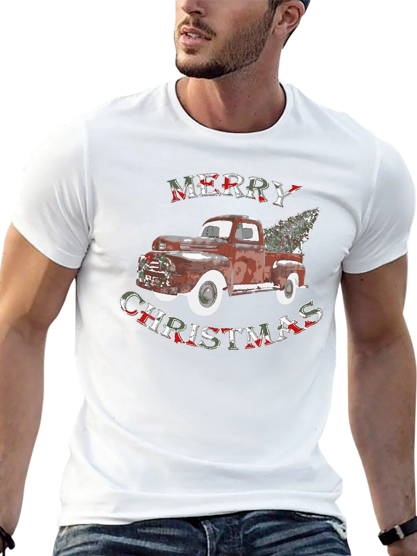 Merry Christmas Truck T-Shirt