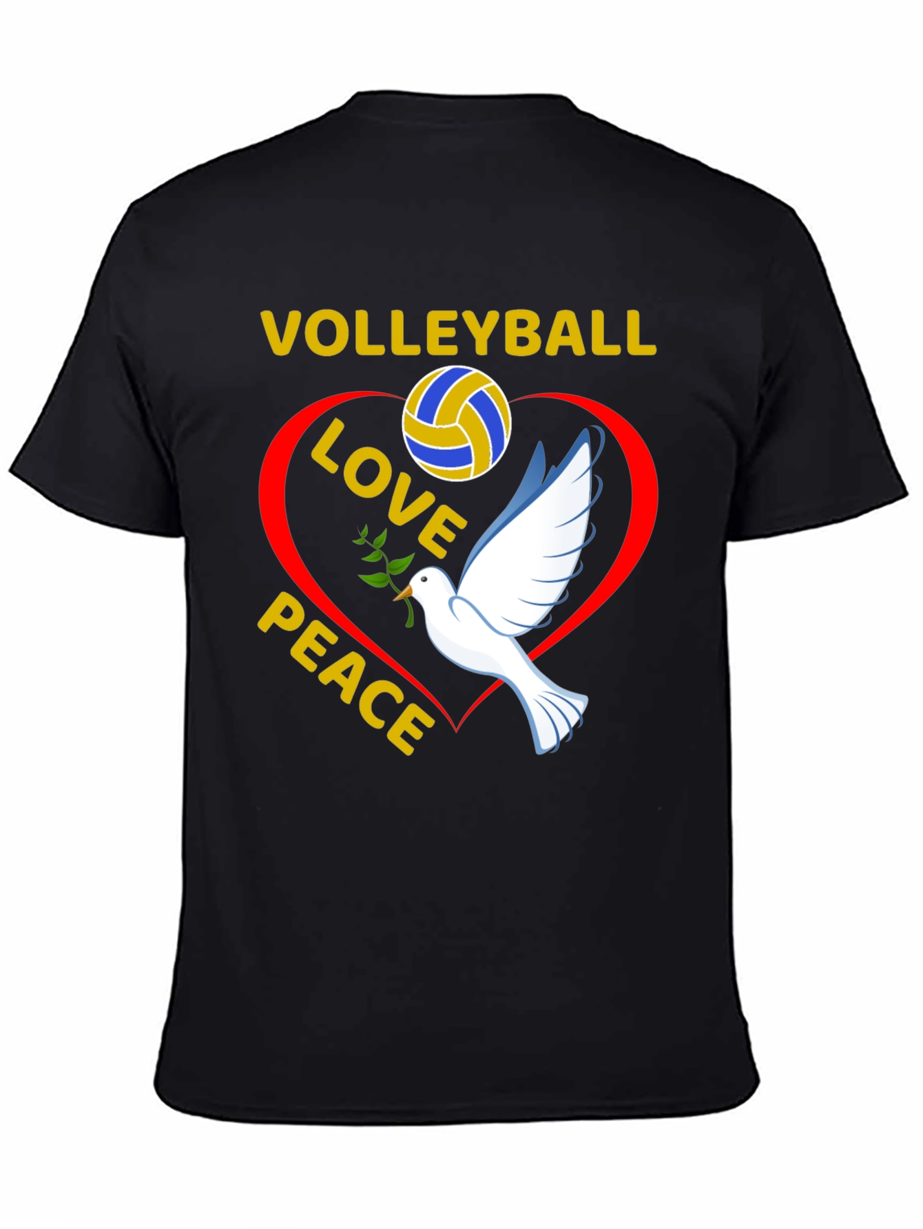 Volleyball Love Peace T-Shirt