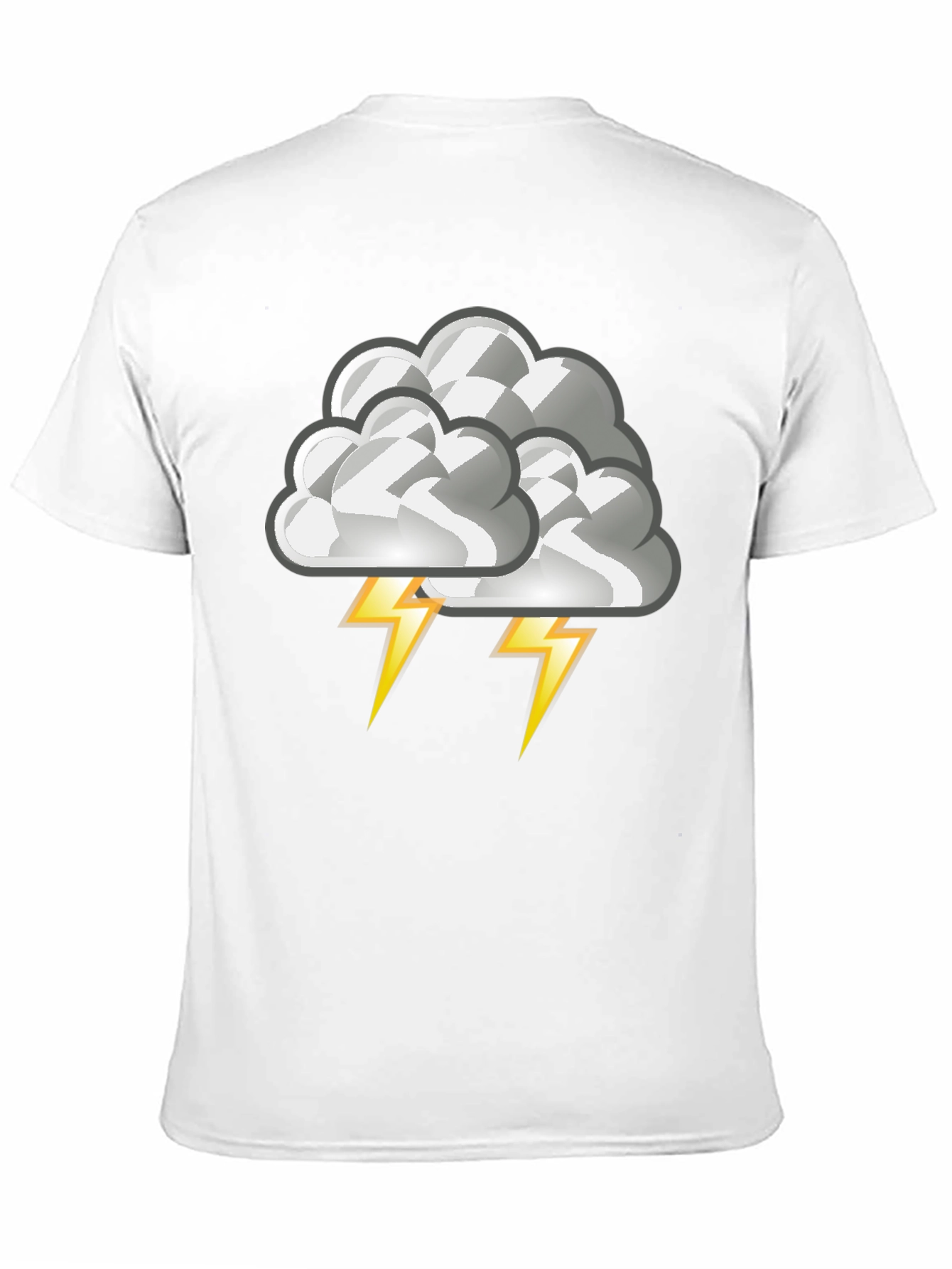 Storm Cloud Graphic Tee - Mens Black T-Shirt