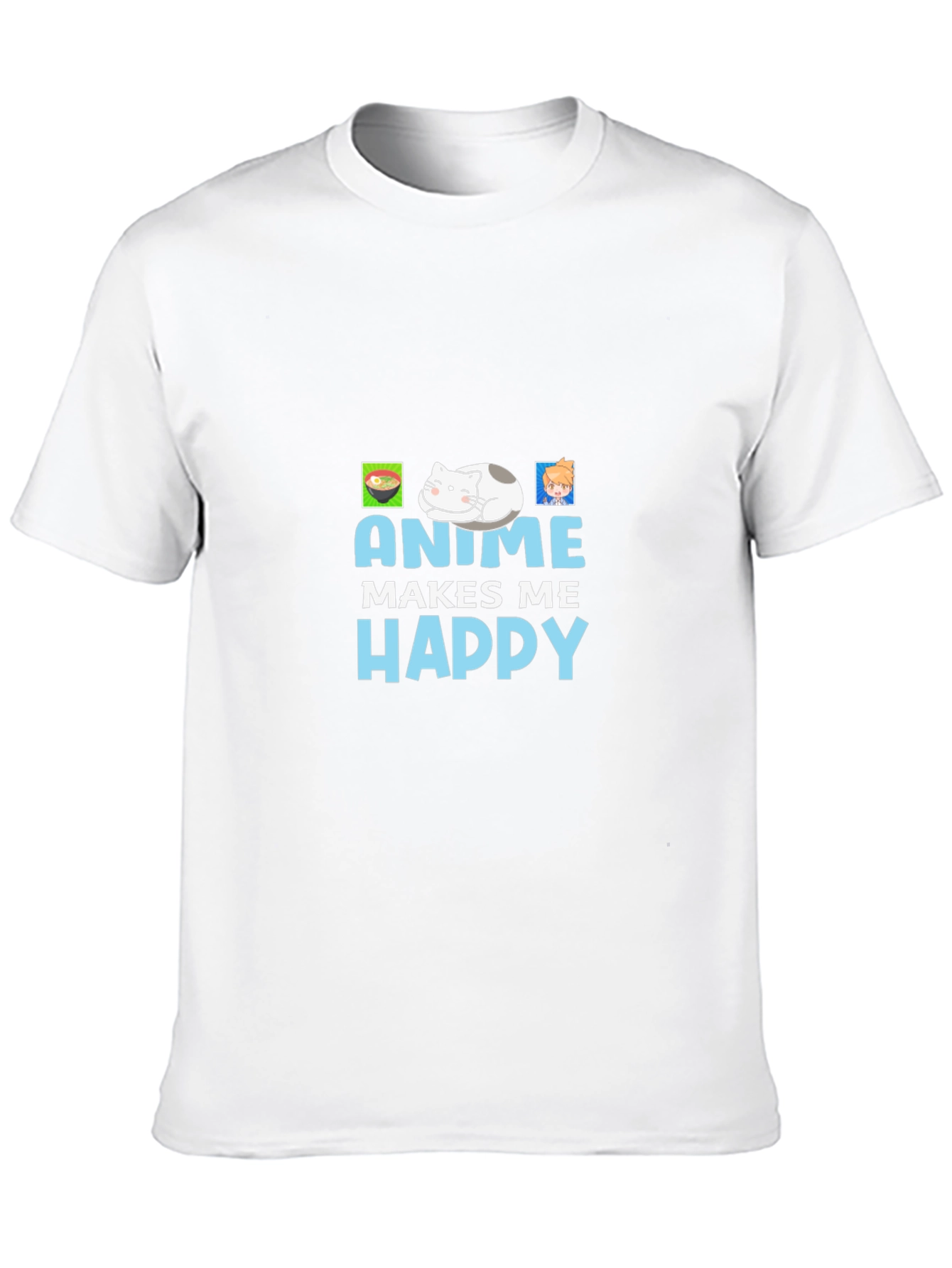 Anime Makes Me Happy T-Shirt