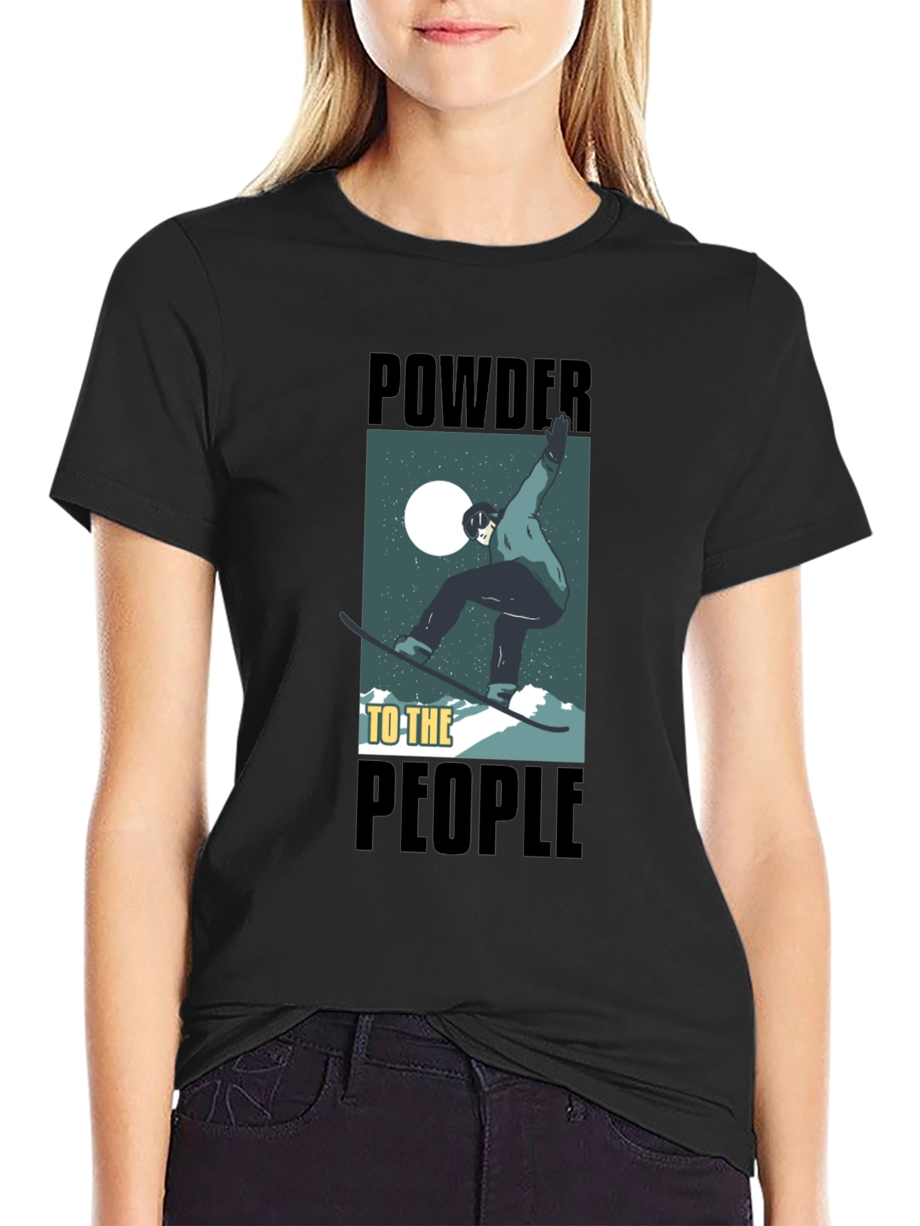 Powder to the People Graphic Tee