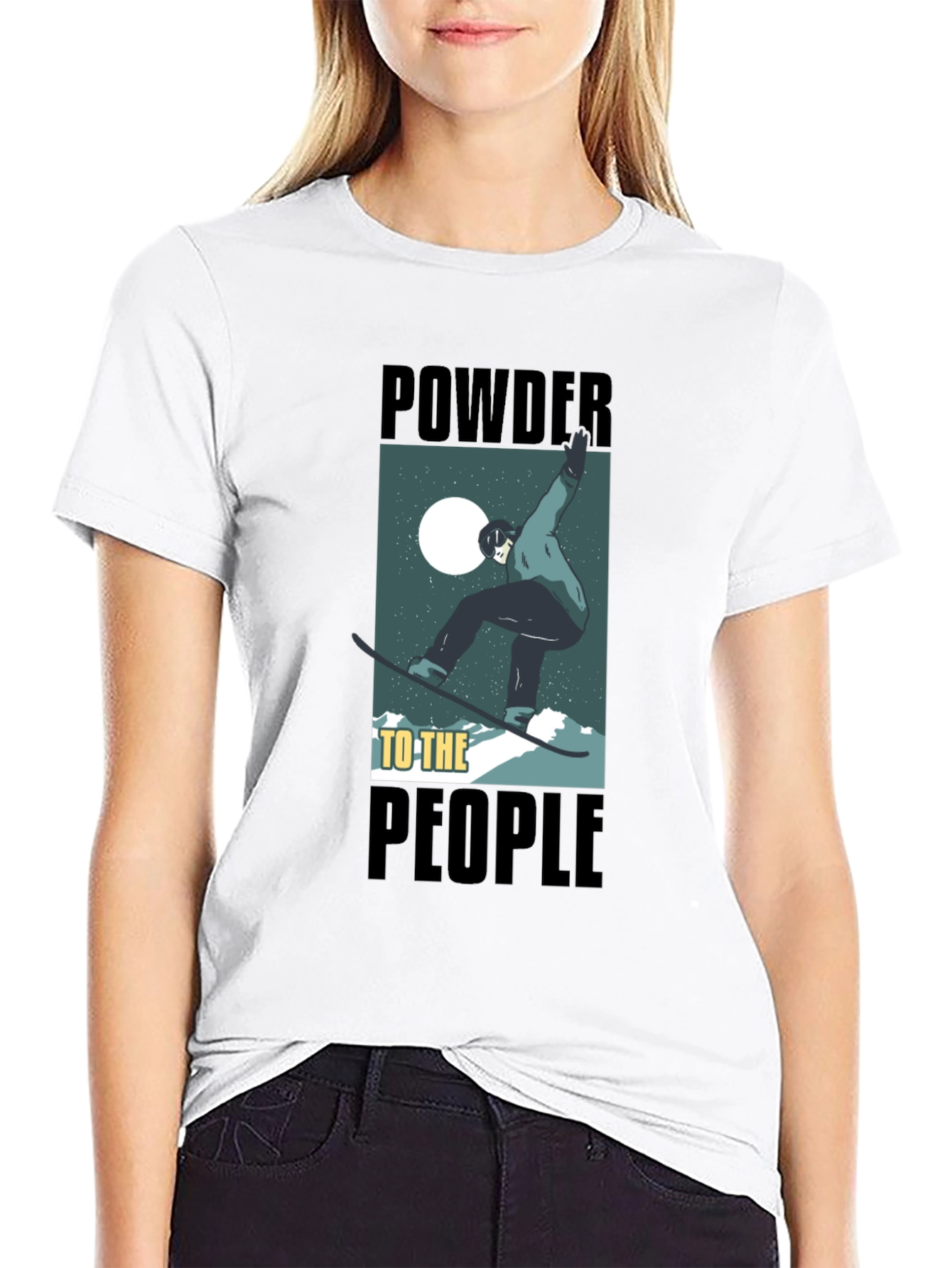 Powder to the People Graphic Tee