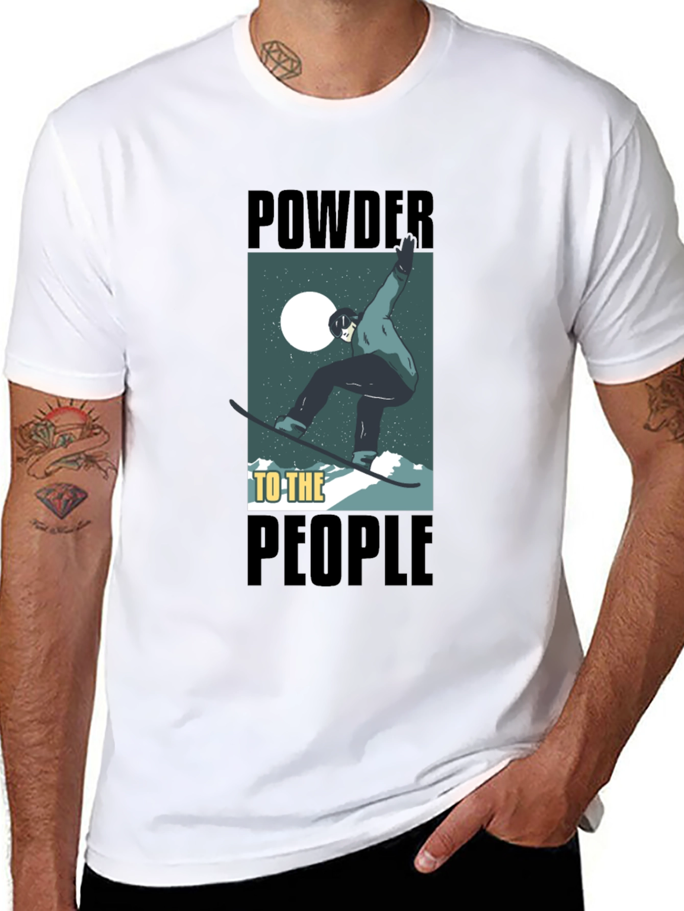 Powder to the People Graphic Tee