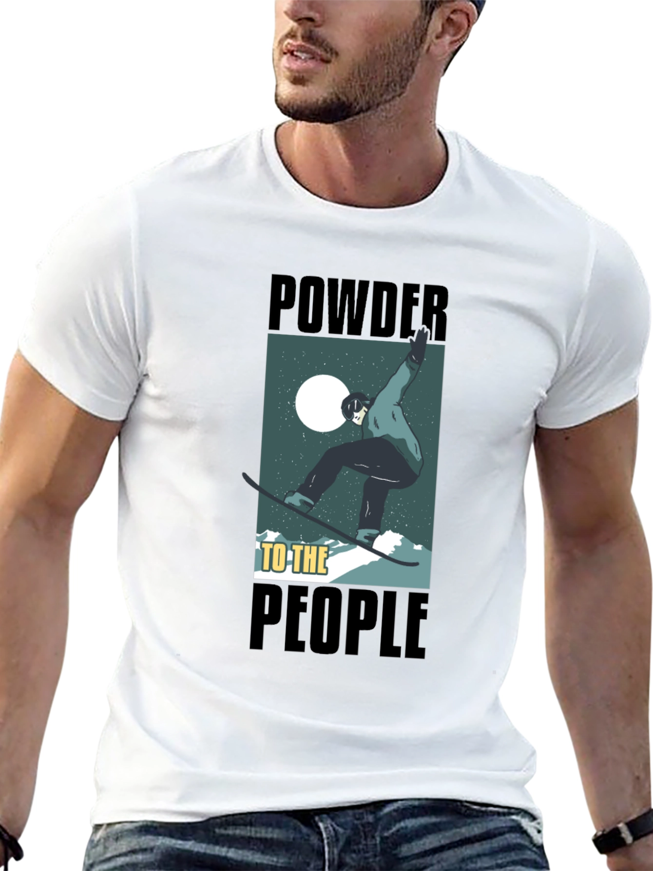 Powder to the People Graphic Tee