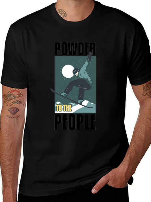 Powder to the People Graphic Tee