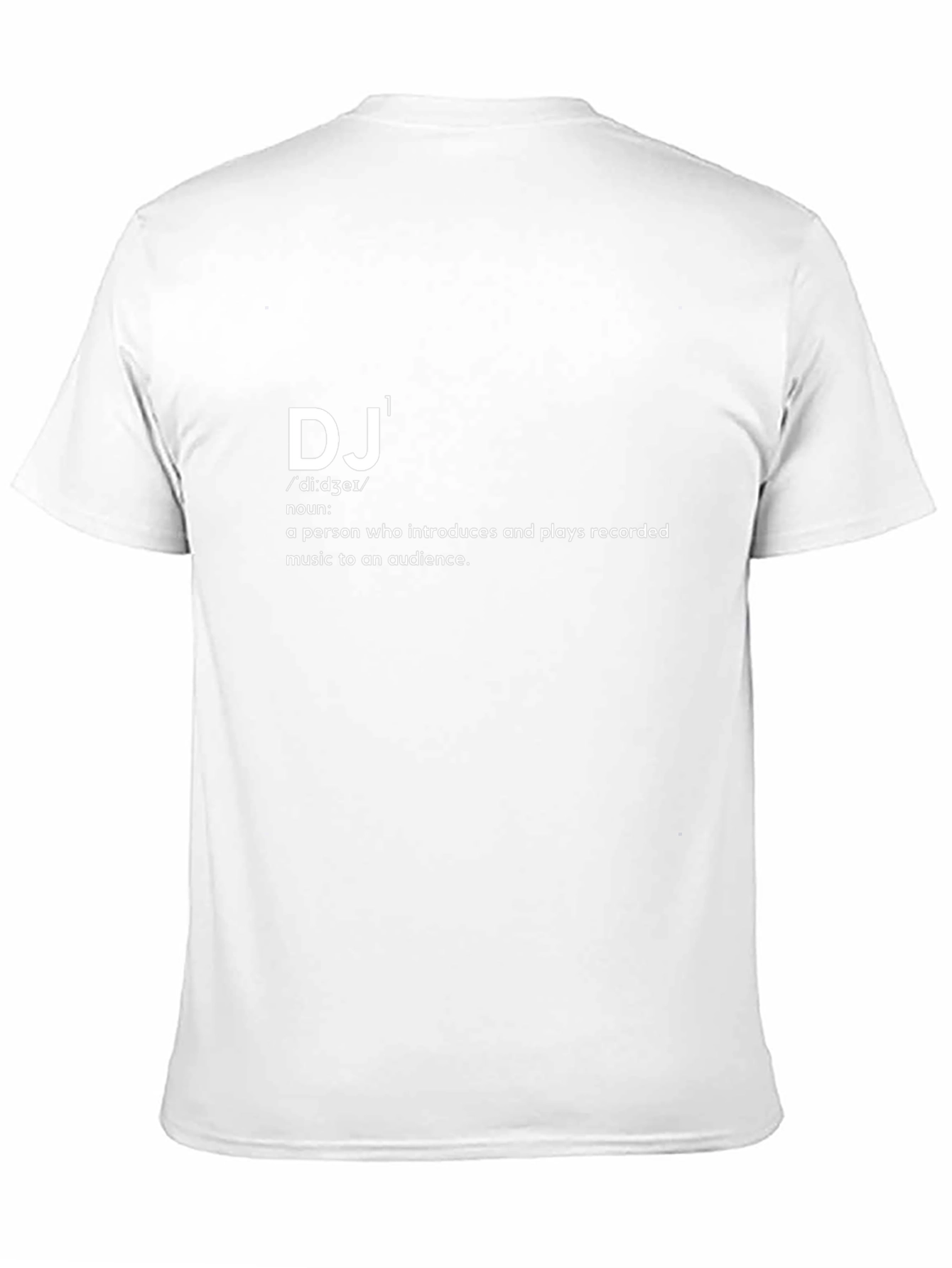 DJ Definition Black T-Shirt - Music Lover Tee