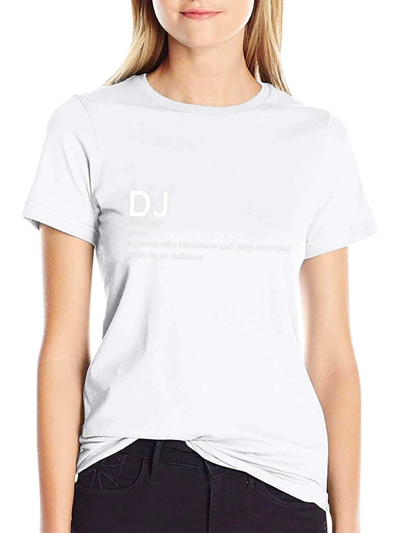 DJ Definition Black T-Shirt - Music Lover Tee