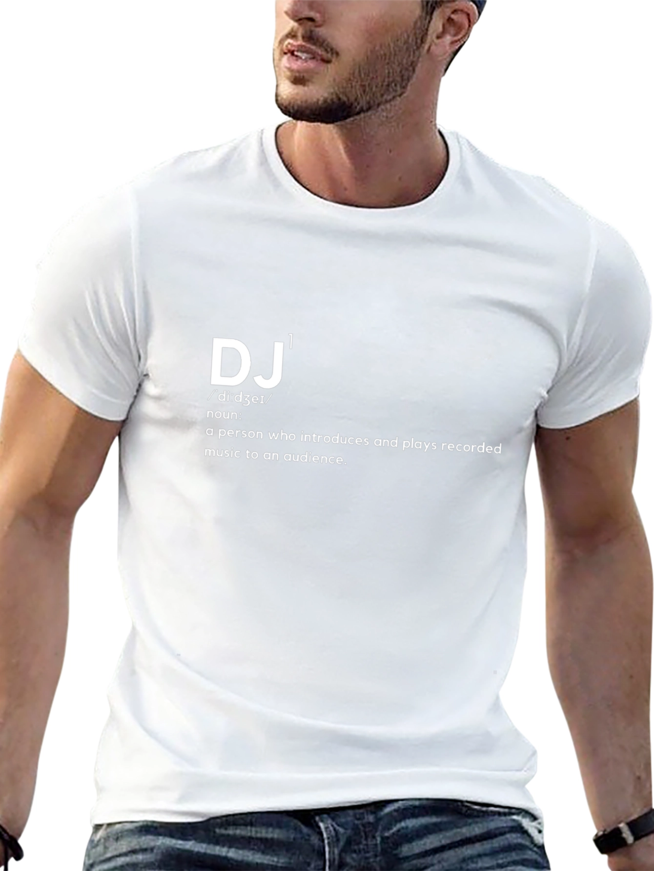 DJ Definition Black T-Shirt - Music Lover Tee