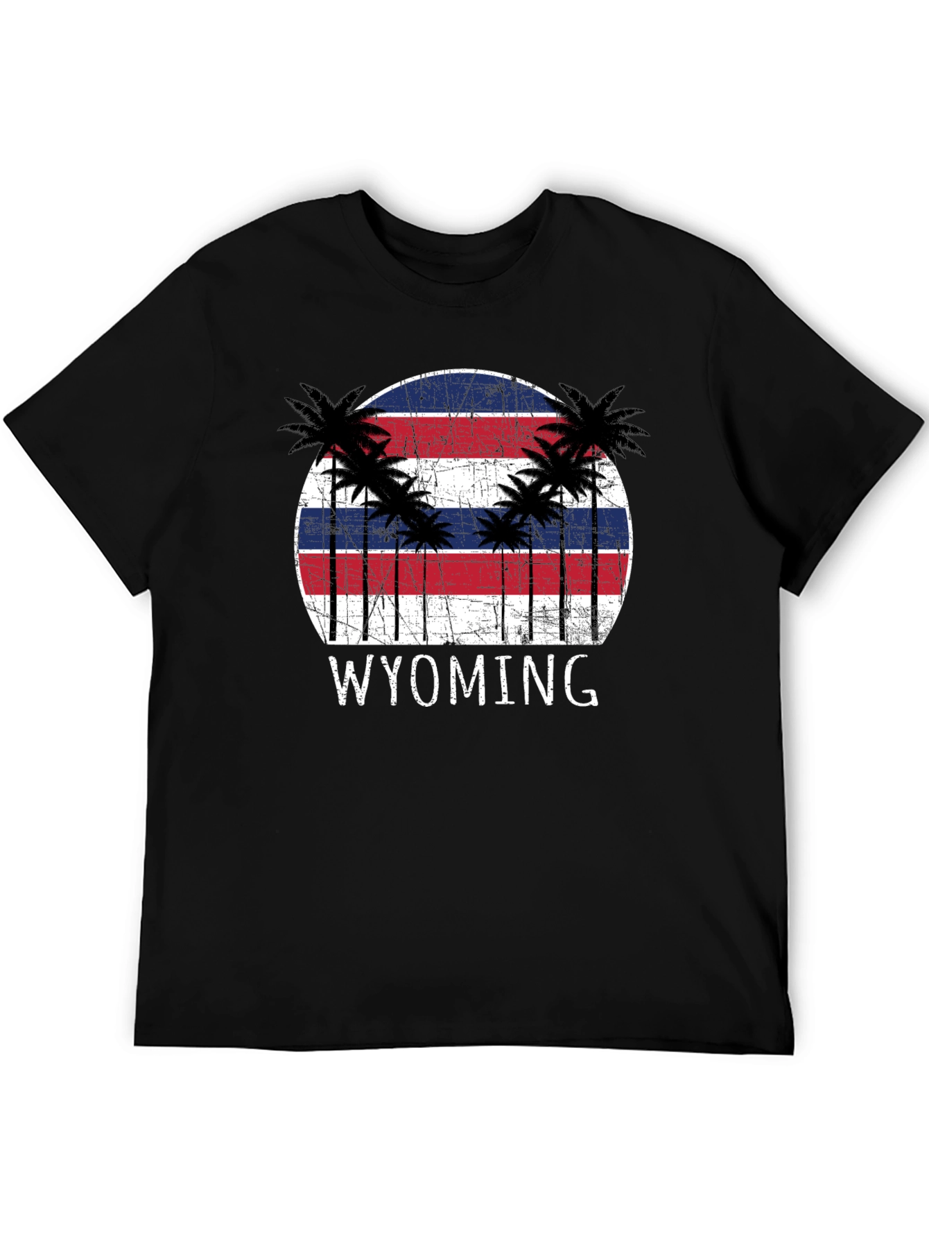 Wyoming Palm Tree Graphic T-Shirt