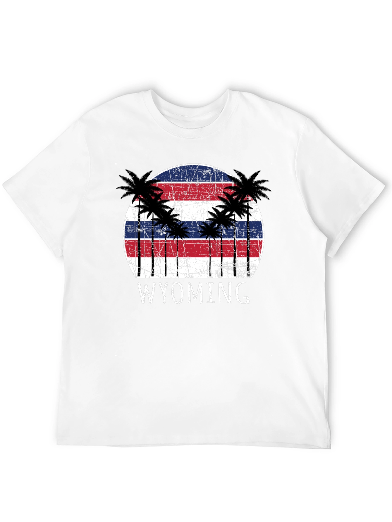 Wyoming Palm Tree Graphic T-Shirt