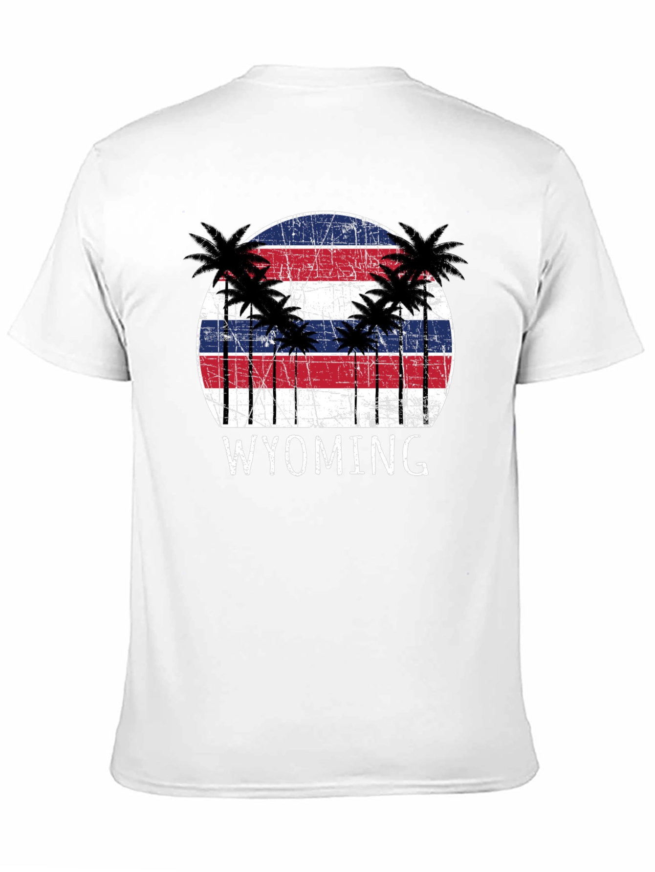 Wyoming Palm Tree Graphic T-Shirt