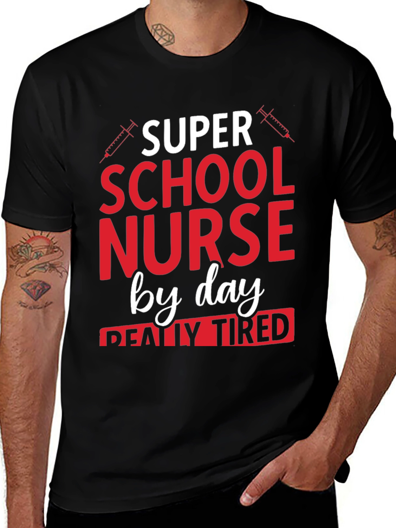 Super School Nurse By Day T-Shirt