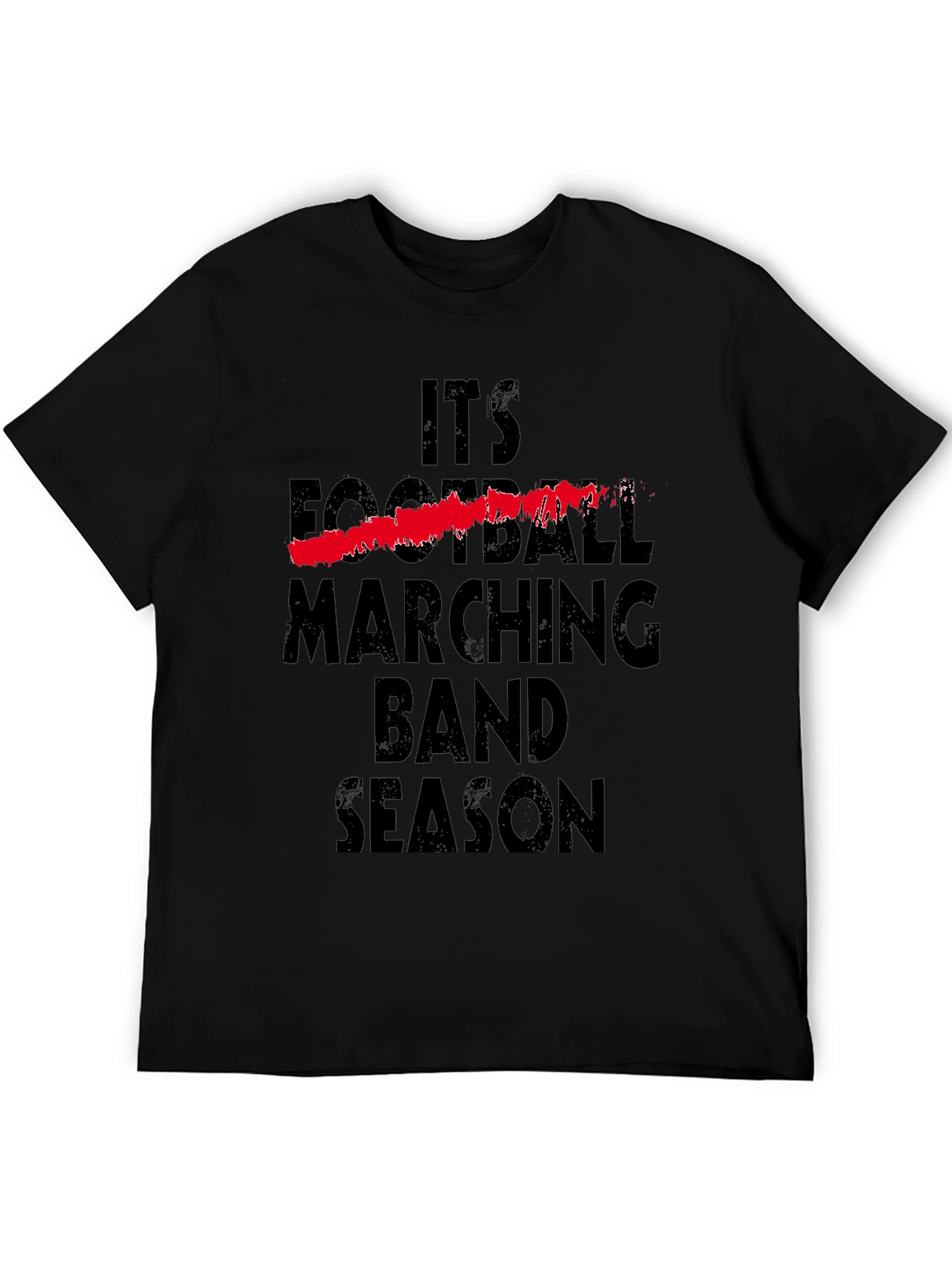Marching Band Season T-Shirt - Unisex Black Tee