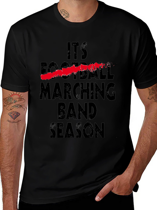 Marching Band Season T-Shirt - Unisex Black Tee