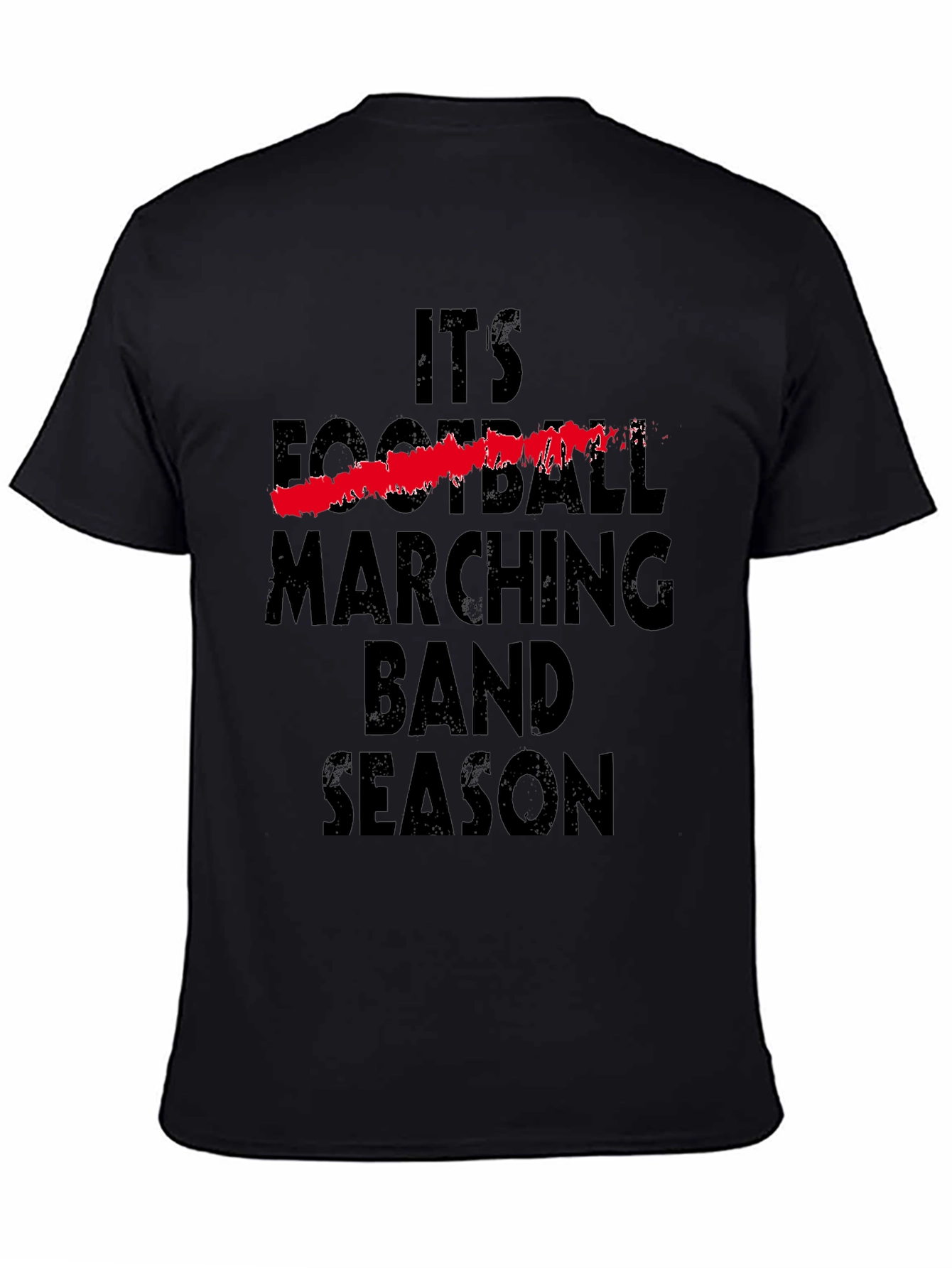 Marching Band Season T-Shirt - Unisex Black Tee
