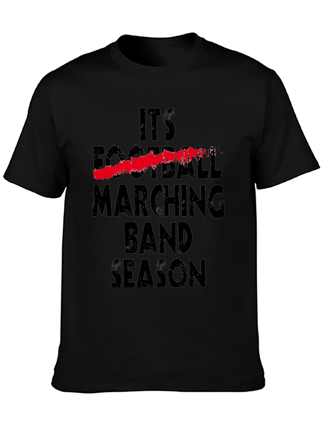 Marching Band Season T-Shirt - Unisex Black Tee