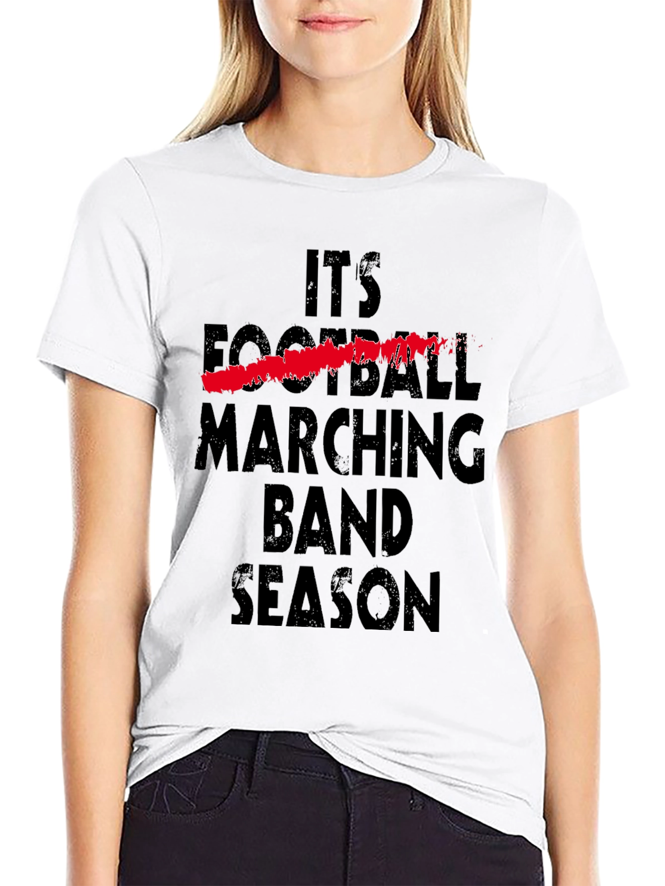 Marching Band Season T-Shirt - Unisex Black Tee
