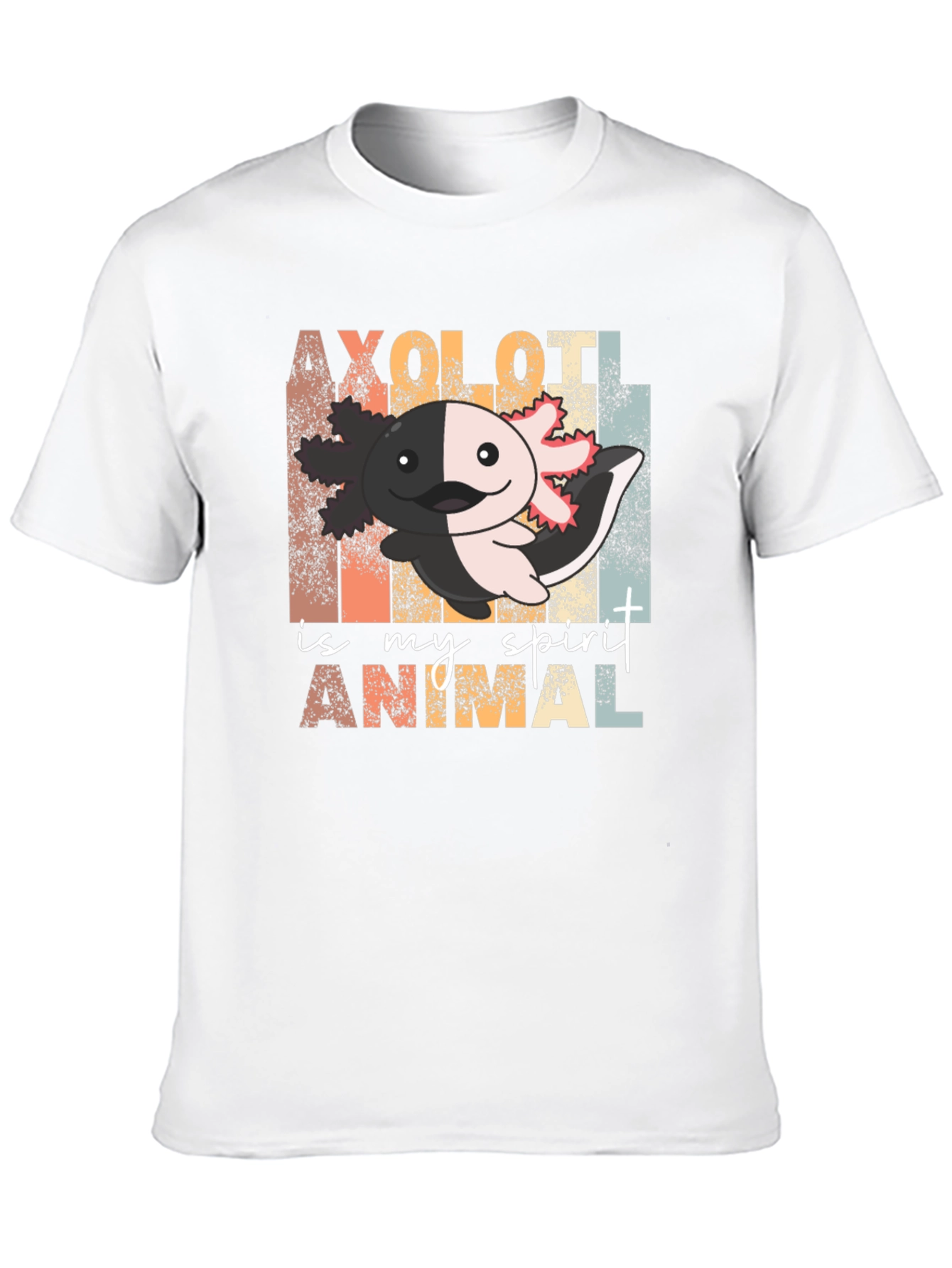 Axolotl Spirit Animal Graphic T-Shirt
