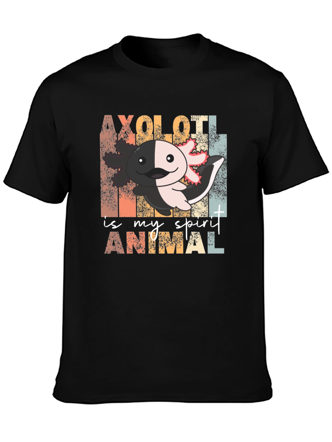 Axolotl Spirit Animal Graphic T-Shirt