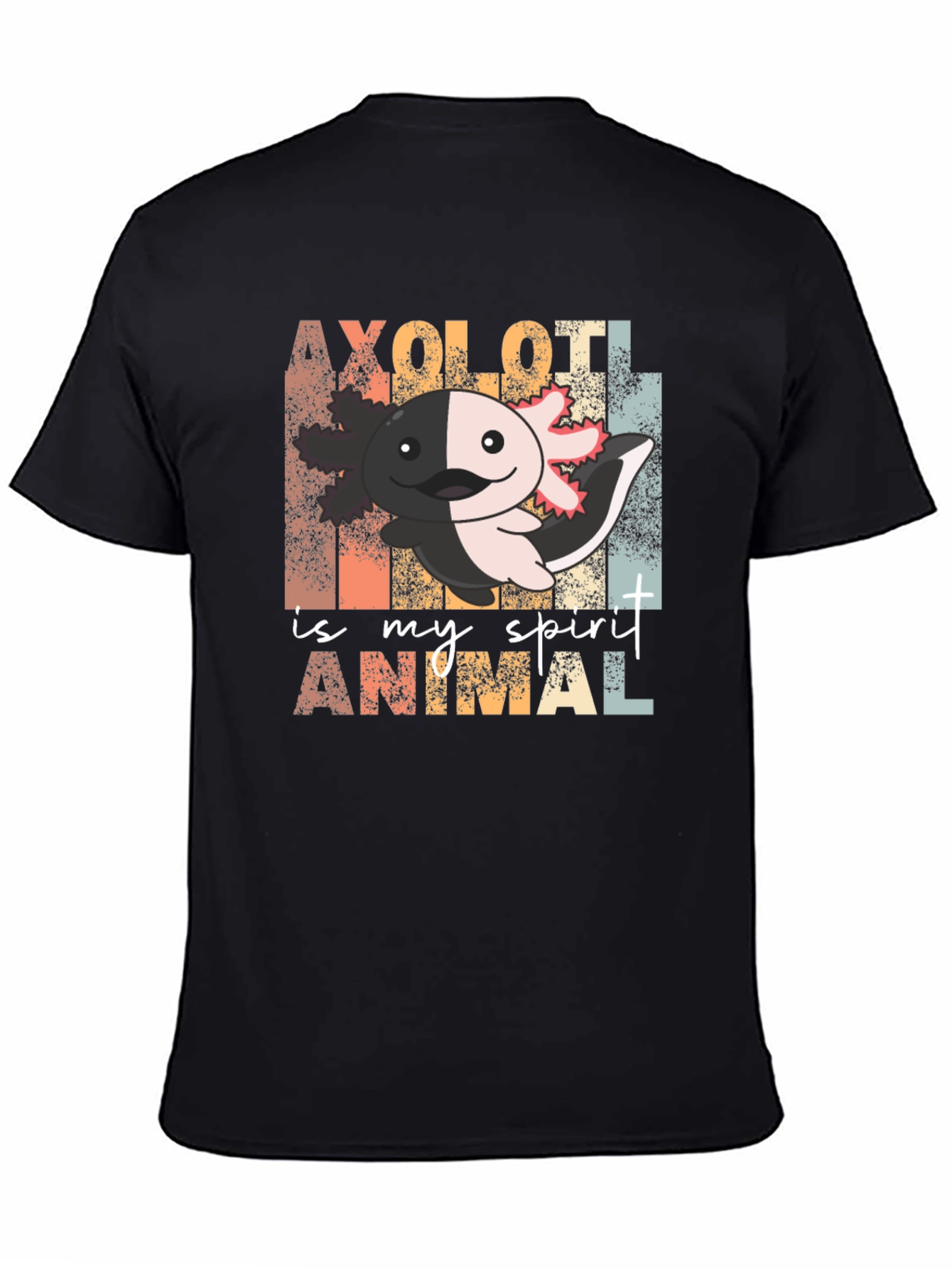 Axolotl Spirit Animal Graphic T-Shirt