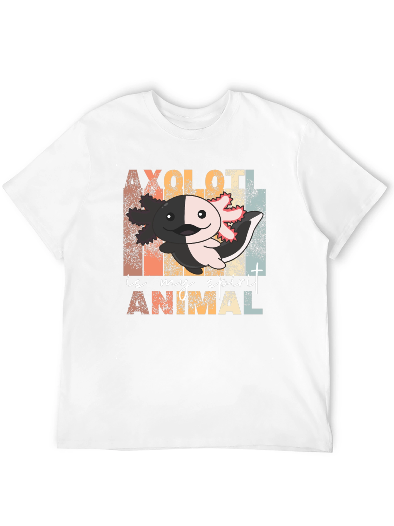 Axolotl Spirit Animal Graphic T-Shirt