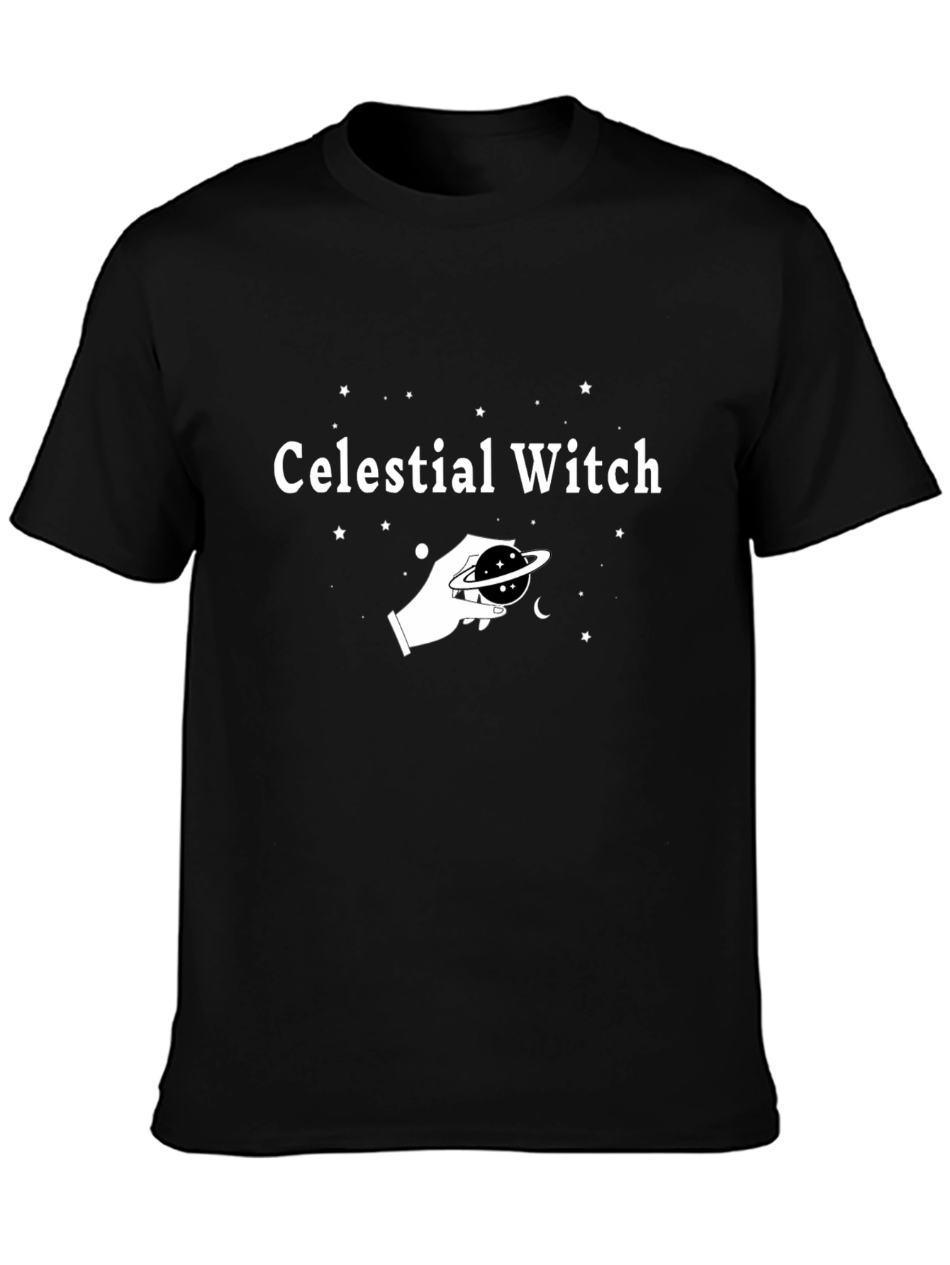 Celestial Witch Graphic T-Shirt - Unisex Cotton Tee