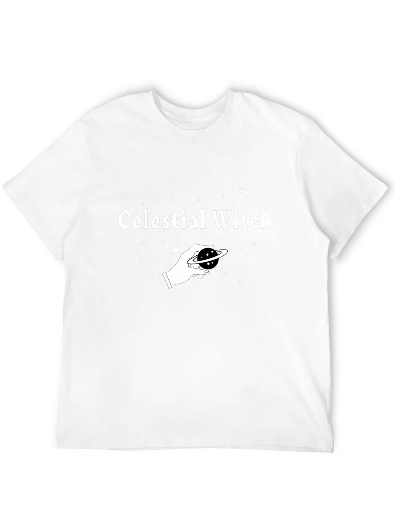 Celestial Witch Graphic T-Shirt - Unisex Cotton Tee